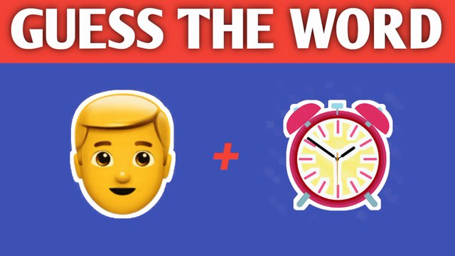 Can You Guess The Easy Words By Easy Emojis 🤔