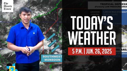 Today's Weather, 5 P.M. | June 26, 2025
