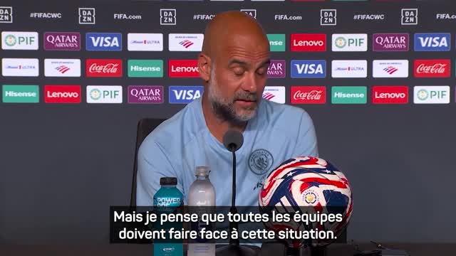 Man. City - Guardiola sur la chaleur de Floride : "Nous devons être prêts à souffrir"