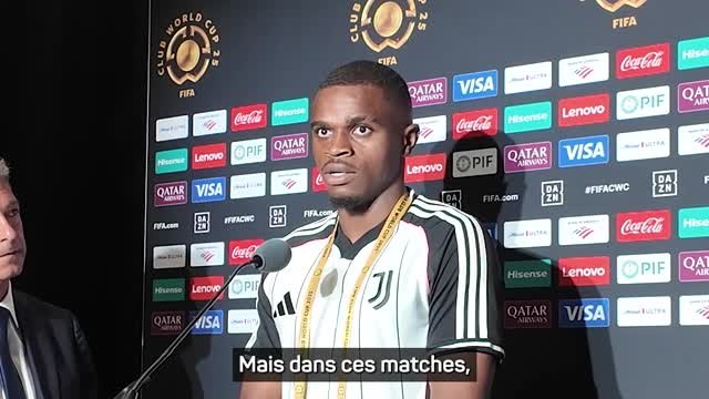 Juventus - Kalulu compare le duel face à City à un match de Ligue des champions