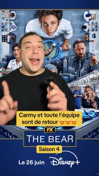 Dis-moi en commentaire si t’as envie de regarder la saison 4 de The Bear qui arrive sur Disney+. Et si tu l’as déjà vu dis-moi ce que t’en as pensé ☺️