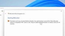 Solved "this device can't use a trusted platform module" BitLocker Error in Windows 11 / 10 | TPM Not Found ✔️