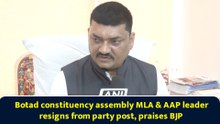 Botad MLA & AAP leader Umeshbhai Makwana resigns from party post, praises BJP