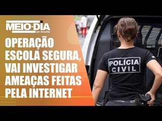 Operação mira suspeitos de ameaças de atentados em escolas