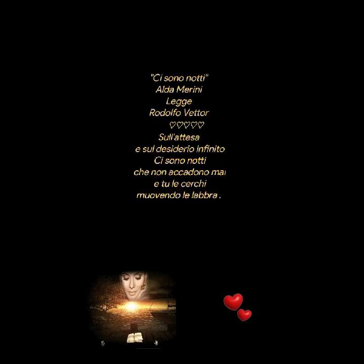 "Ci sono notti" Alda Merini Legge Rodolfo Vettor  Creative video annare53