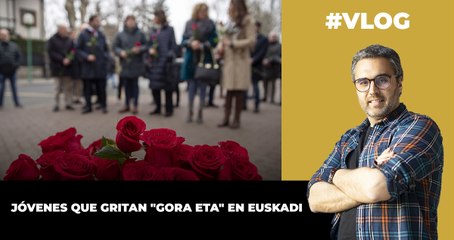 Jóvenes que gritan gora ETA en Euskadi