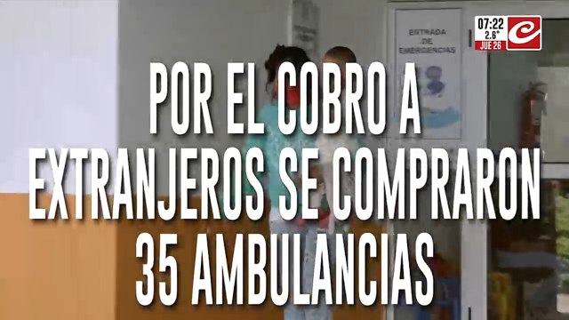 El cobro de la atención médica a extranjeros permitió recaudaciones millonarias