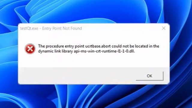 🛠️ Fix Entry Point Not Found Error in Windows 11/10/8/7 – Step-by-Step Guide ✔️