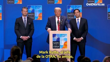 El secretario general de la OTAN llama 'daddy' a Trump y él responde: "Creo que le gusto"