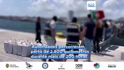 Marinha e PJ apreendem mais de 1600 quilos de cocaína em alto-mar