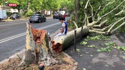 Paris : les dégâts causés par les orages cette nuit