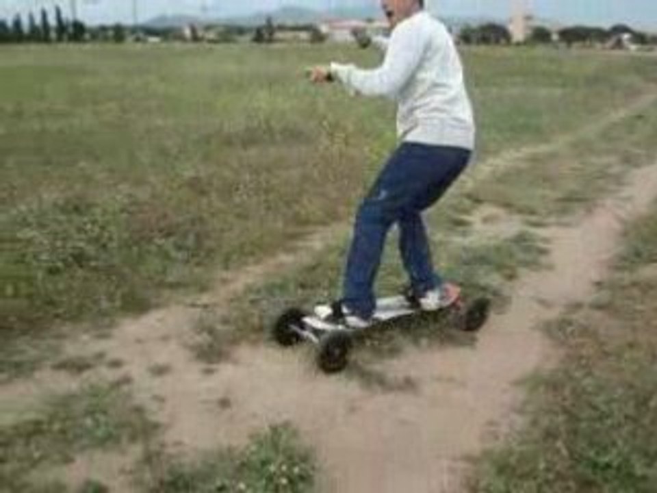 Mountain board premiere sortie