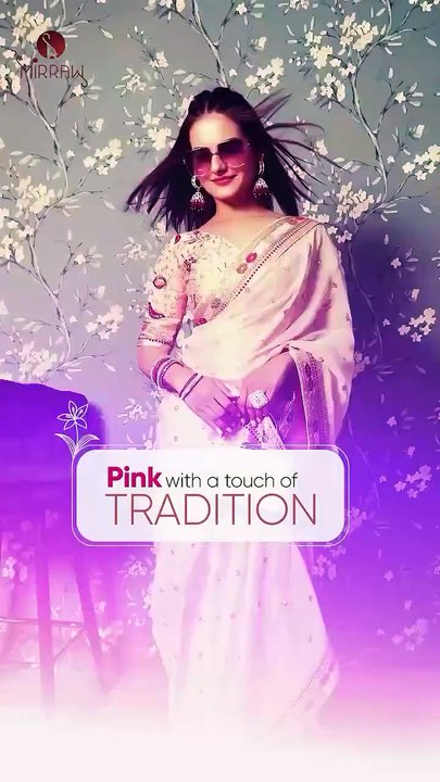 Steal the Spotlight in This Pink Saree 💖
