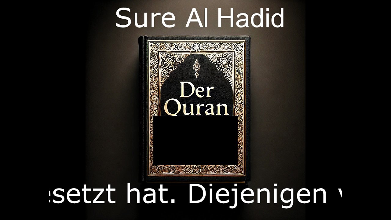 Der Quran auf Deutsch-Sure Al-Hadid (57)