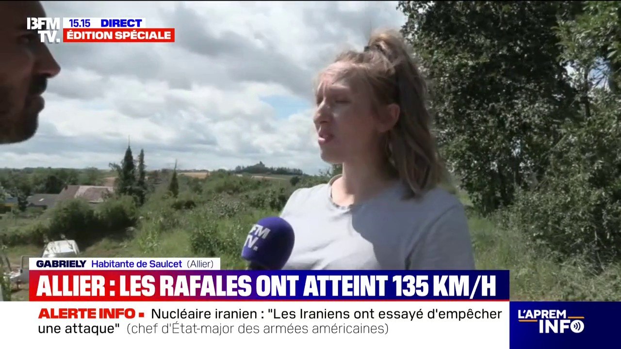 Orages: cette habitante de l'Allier a vu un bout de sa toiture s'envoler