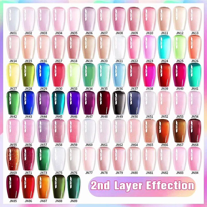 Transparent Nail Art Nail Supplies Soak off UV LED Nails Gel Varnish