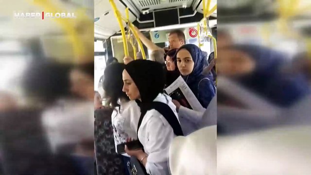 Otobüs şoföründen engelli vatandaşa tepki çeken davranış: Babanın malı mı geri zekalı?