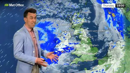 Met Office Thursday Evening Weather Forecast 26/06/2025