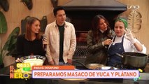 PREPARAMOS MASACO DE YUCA Y PLÁTANO
