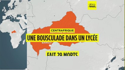 Centrafrique : au moins 29 morts après une bousculade dans un lycée