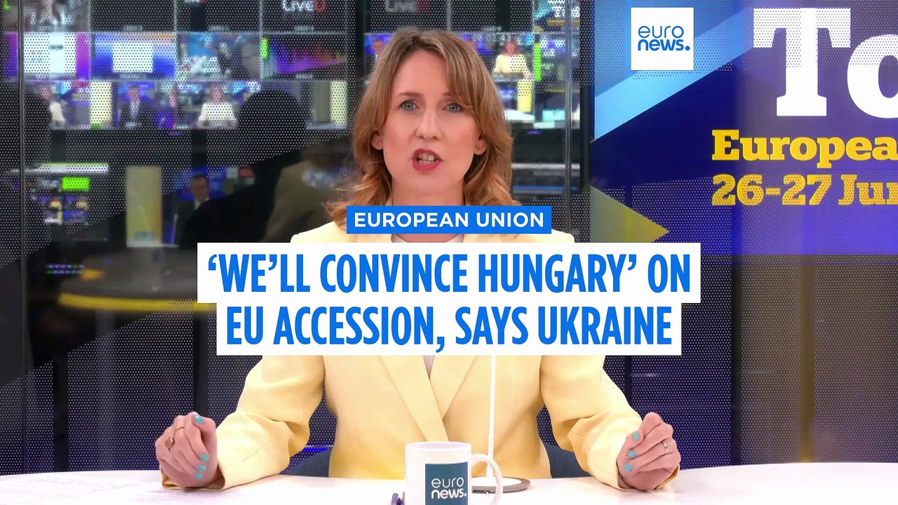 ‘We’ll convince Hungary’ on EU accession, Ukraine ambassador tells Euronews
