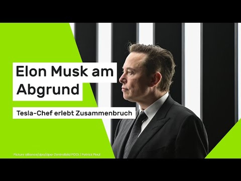 Elon Musk erlebt Zusammenbruch