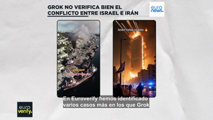Euroverify: Grok, el chatbot de Musk, no verifica correctamente el conflicto entre Israel e Irán