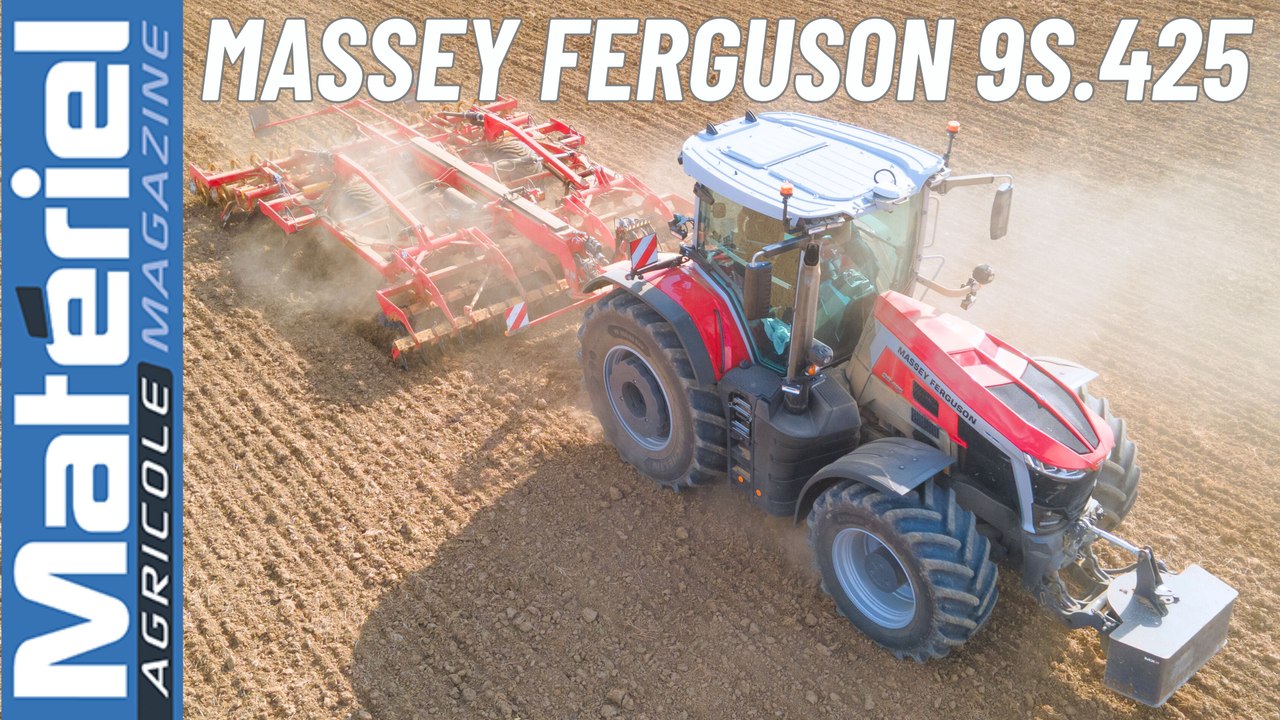 Essai Massey Ferguson 9S.425 :  le fleuron bleu blanc rouge