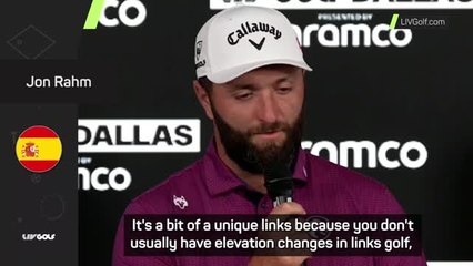 'Portrush is special' - Rahm looks ahead to the Open Championship