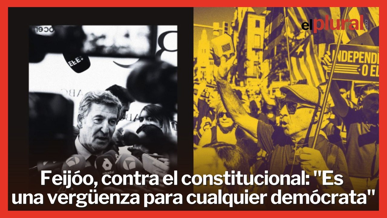 Feijóo, contra el constitucional por el aval a la amnistía: "Es una vergüenza"