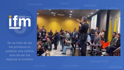 Rifirrafe entre Vicky Dávila y Daniel Quintero por criminales en evento en Medellín