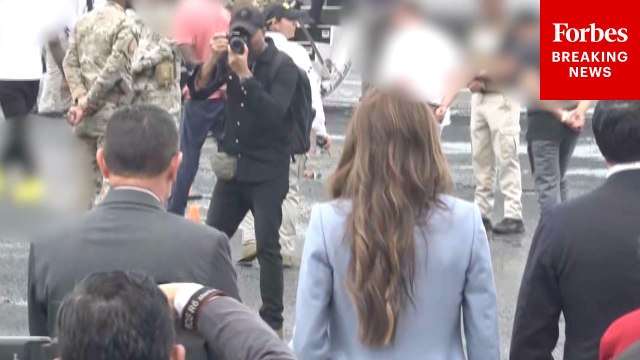 Kristi Noem Watches Repatriation Flight Of Illegal Immigrants During Trip To Panama City, Panama