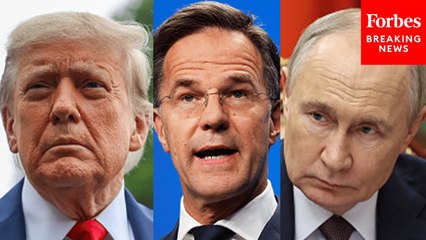NATO Sec. General Mark Rutte Pressed About His Views On Trump’s ‘Friendly’ Relationship With Putin