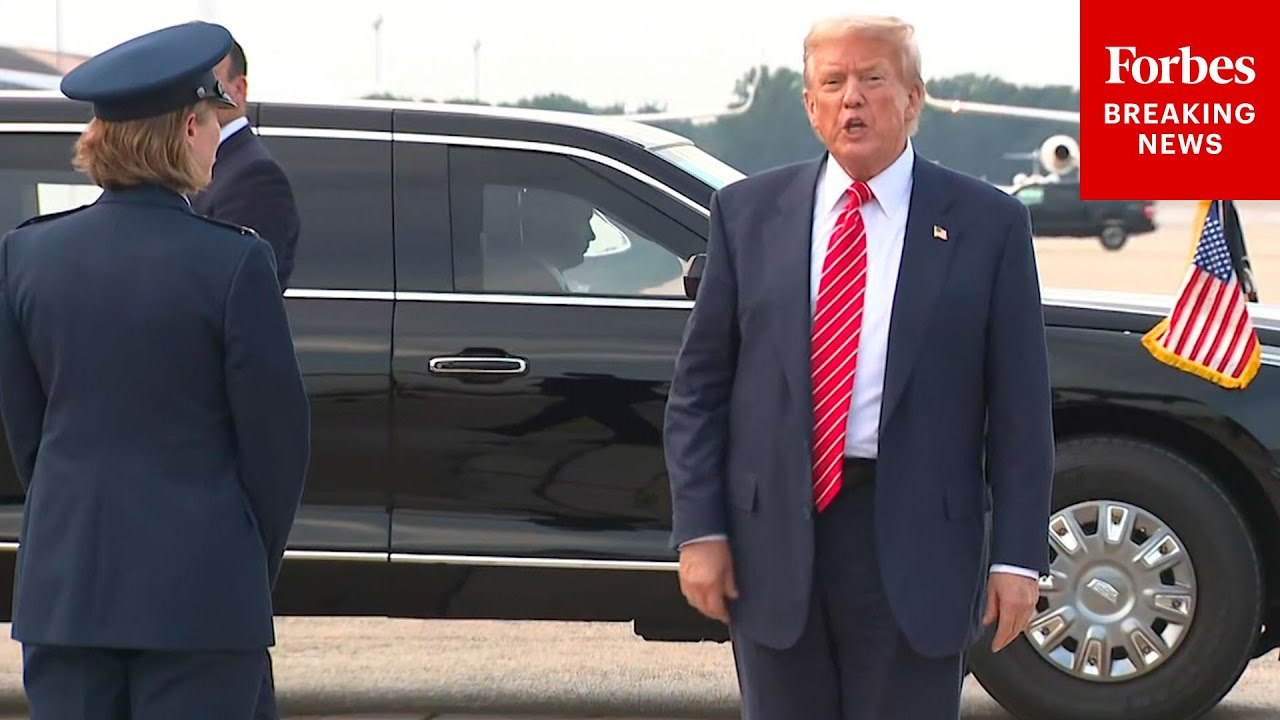 President Trump Returns To U.S. From Trip To NATO Summit