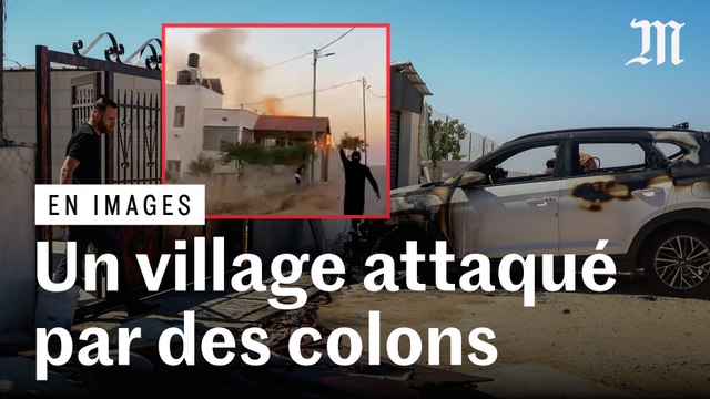 Des dizaines de colons israéliens ont attaqué la ville de Kafr Malik en Cisjordanie