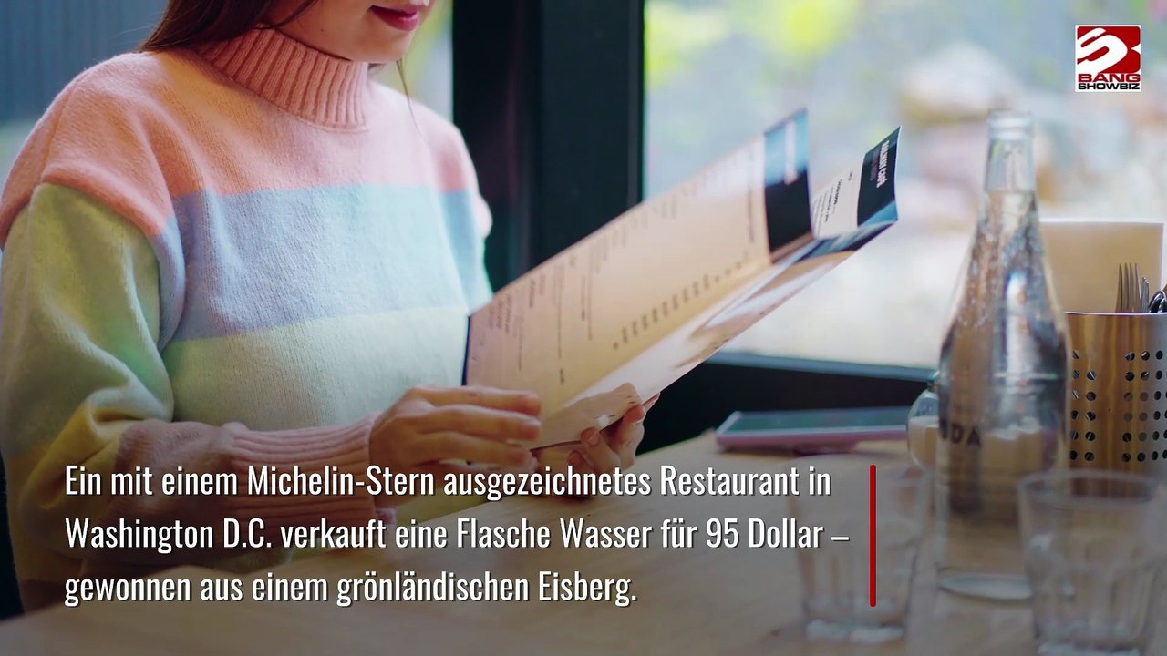 Washingtoner Restaurant verkauft Wasser für 95 Dollar – aus einem 15.000 Jahre alten Eisberg