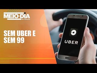 Motoristas de Uber e 99 promovem paralisação