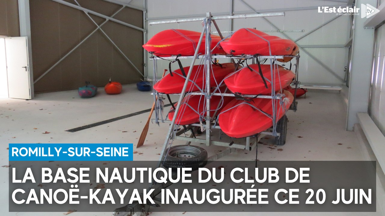 Le club de canoë-kayak de Romilly-sur-Seine a inauguré sa nouvelle base nautique ce vendredi 20 juin