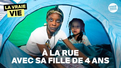 La vraie vie de Diodio, à la rue avec a fille de quatre ans