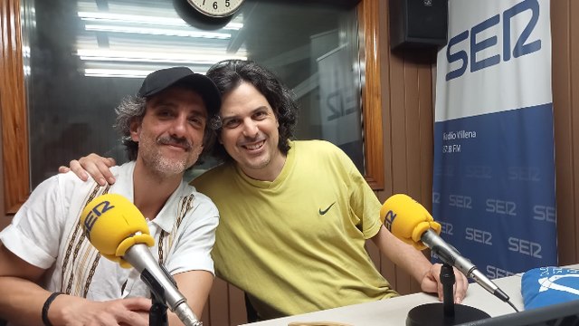 Luis Gimenez y Javier Geras en Radio Villena