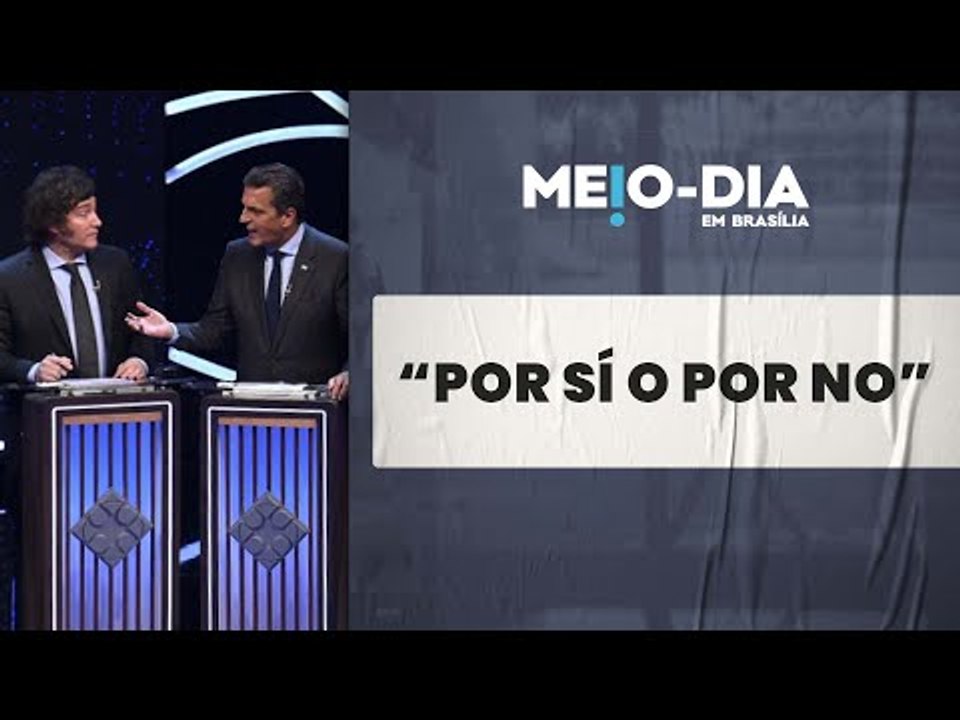 Sergio Massa domina debate presidencial na Argentina, mas sem a cereja do bolo