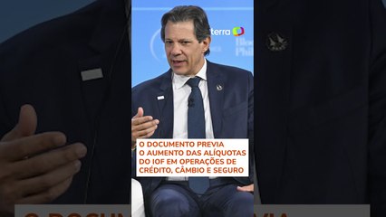 Governo vai continuar corrigindo distorções, diz Haddad após derrubada do IOF #shorts