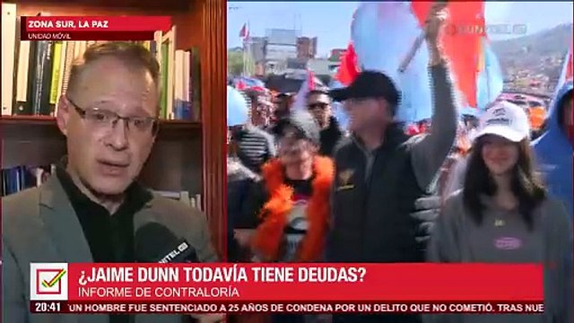 Jaime Dunn: “El certificado de solvencia fiscal que hemos recibido dice que todas las deudas estaban pagadas”