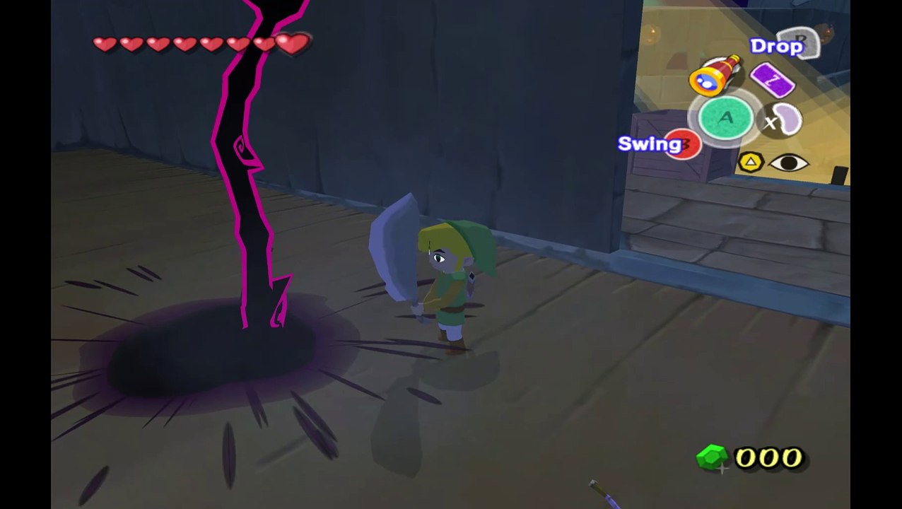 Wind Waker. Adding Pots with Boko Sticks and Bokoblins to defeat Floormasters better