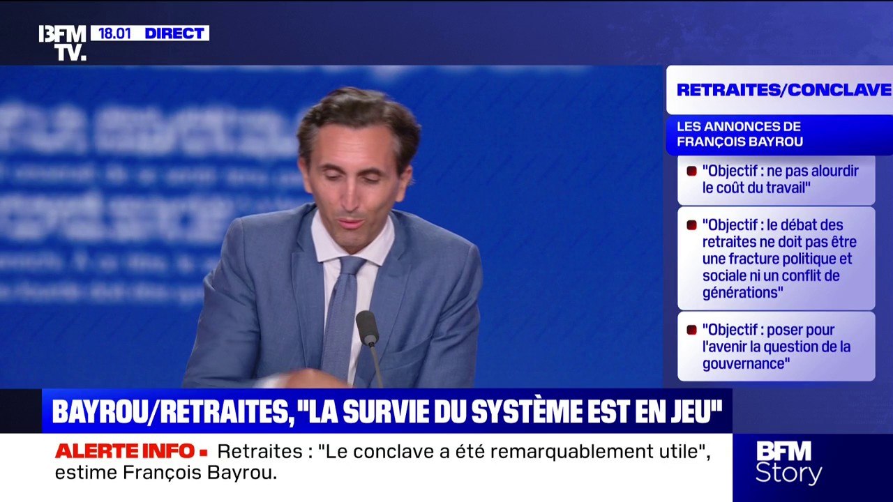 Conclave sur les retraites: "Il faut se féliciter des avancées, j'espère que le Parlement les votera", déclare Julien Aubert (Les Républicains)