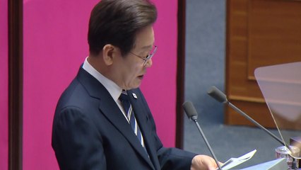 이 대통령 "골든타임 놓쳐선 안 돼"...첫 국회 시정연설 / YTN