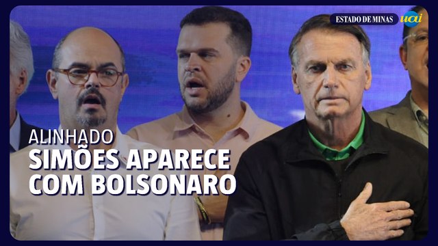 Simões ao lado do Bolsonaro no encontro do PL