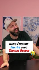 Notre énorme FOU RIRE avec Thomas Deseur 😂😂