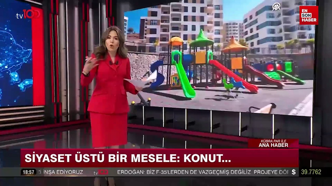 tv100 ana haber spikeri Kübra Par: Konut siyaset üstü bir mesele