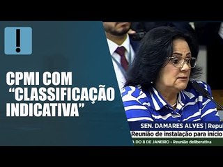 Damares quer “classificação indicativa” na CPMI